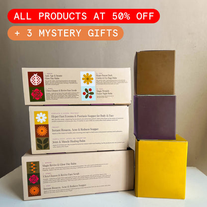 Mega Gift Bundle: All Products at 50% off + 3 Gifts